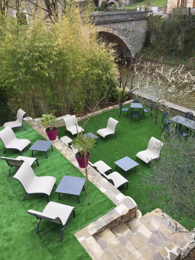 Hotel Doussiere - Restaurant L'Alicanta Le Rozier Exterior foto